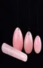 Holiday gift Yoni Eggs StickCharminer 3 Pcs Drilled Natural Rose Crystal Quartz Jade Eggs 1 Pcs Massage Stick For Kegel Exercis2449499