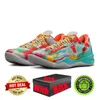 Mit Box 6 Basketballschuhe Protro Reverse Grinch für Männer grinsen 8 Halo 4 Herausforderung Red 5 Think Pink Herren Trainer Sneakers