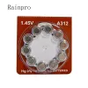 Batteries Rainpro 50pcs / lot A312 PR41 1.45 V Aide auditive Batterie 312 Cellule du bouton Air Zinc.