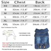 Hondenkleding huisdierhond denim jas lente hondenkleding voor kleine medium rassen honden ontwerpen puppy vintage gewassen jeans vest jas dog terrier d240426