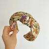 New Fashion Headband For Women Fresh Flower Headwear Center Knot Spring Hairband Adult Hair Accessories