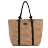 TOTES Summer Straw Bags for Women Big Ręcznie robione plażę 2024 Rattan tkane torebki Travel Shopper Casual Resort Style ramię