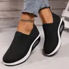 Scarpe casual Summer Women Fashion VulcanizedSneakersplatformsolidColorflatladiesshoes Breakingwedges Worthesneakers