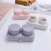 F6M3 Contact Lens Accessories Klassnum Cleaner Machine Case Cleaning Board Portable Myopia Tool Mini D240426