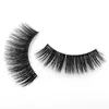 1 paar/doos 3D Flexibiliteit Transparante stengel 100% Pure handgemaakte zijde -eiwit Lashes Fake Eye Lashes met roze geschenkdoos