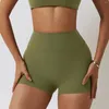 Active Shorts High Waist Fitness No Embarrassment Line Double-Sided Brushed Yoga Pants Women's Hip Lifting Tight Sports Shorts8120