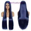 Wig Animazione cosplay parrucca divisione diviso da 80 cm capelli lisci dritti costume giornaliero coste set falsa