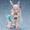 Action Toy Figuren 24 cm sexy Anime Figur Chris-Aqua Blue Kawaii Bunny Girl Figurine Hentaiadult Spielzeug kann Japan japanische Puppen Hobbys Y240425Mnn5 abnehmen