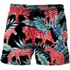 Men's Shorts Fashionable anime tiger 3D printed pattern mens outdoor leisure sports high-quality quick drying beach pants mens gym shorts J240426