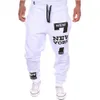 Herfst winterbroek mannen casual jogger nummer 7 bedrukte letter trekkoord tretpants broeken jogging streetwear 240425