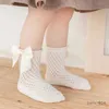 Skarpetki dla dzieci hiszpajskie skarpetki dla dzieci dziewczęta księżniczka śliczne solidne duże łuk długie skarpetki puste dzieci w stylu socken w stylu floor w stylu