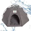 Cat Carriers Crates Houses Waterproof cat bed tent outdoor dog tent cat house portable bed polyester dog sleeping box 240426