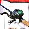 Tillbehör SoUgayilang 11+1BB 7,6: 1 Höghastighets Baitcasting Fishing Reel Drag Power 10 kg Karpfiskrullar Färska/saltvattengjutningsrulle