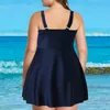 Women's Swimwear Swimsuits For Women Two Piece Tankinis Flounce Swim Dress With Shorts Split Swimsuit Pool Swiming