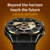 Luxury Style JS Ultimate 2 Smartwatch 1,62 pouces Full HD Écran rond Double sangles NFC GPS Wireless Charging Relojes Inteligentes JS Smart Watch