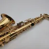 Saksofon Jupiter Jas767GL Alto EB Tune Saksofon NOWOŚĆ Brass Gold Lakier Instrument muzyczny Eflat Sax z akcesoriami skrzynkami