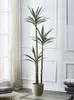 Decoratieve bloemen Europese stijl Simulatie Pot Plant binnenlandschap Green Sisal Tree