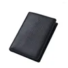 Wallets Genuine Leather Men's Wallet Cowhide Driver's License ID Slot Money Bag Holder Short Vertical Purse For Male