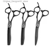Ножницы для волос Новая модель Mizutani Barber Black 6,0-дюймовый парикмахерский стальной парикмахерский магазин эксклюзив Barber Q240426