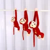 Little Monkey Doll Cute Long Arm Pluszowa lalka w pakiecie z zasłonami, samochodem elektrycznym dla dzieci, lalka przeciw kolizyjnej