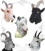 Get Antelope Animal Head Masks Farmyard Halloween Latex Full Overhead Masks Rubber Party Costumes 2207044437941