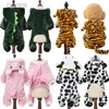 F8DC Dog Apparel ubrania pies pies miękki ciepłe polarowe psy Jumpsuits ubrania dla małych psów koty szczeniąt bakoiny chihuahua Yorkshire Costume Coats D240426