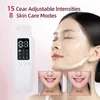 Microcurrent Face Lifting Machine V Double Chin Remover EMS Facial Massager Compress Skin Rejuvenation Beauty Device 240425