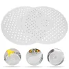 Kitchen Storage Dish Drying Mat Sink Protector Rubber Bottom Farmhouse Porcelain Center Drain White Placemats