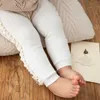 Trousers Baby Girls Tight Hot Preschool Girls Ribbon Socks Cotton Warm Pantyhose Solid Candy Color Tight Autumn Style 0-6TL2404