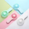 Electric Fans Colorful handheld mini fan portable USB charging convenient creative cool small fan pocket handheld fan summer gift