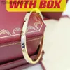 AAA HQUALITY Fashion Gold Bangle armband Roestvrijstalen armbanden beroemde luxe ontwerpers merk sieraden dames paar schroef love 4diamonds 6m mm grootholten f1bl