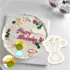 Kalıplar Lale Vazo Silikon Kek Kalıp DIY Kil Alçı Mutfak Pişirme Dekorasyon Çikolata Kalıp Kalıp Kek Çiçek Silikon Kalıp J038