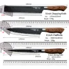 Knives Stainless Steel Kitchen Knives Set Tools Forged Kitchen Knife Scissors Ceramic Peeler Chef Slicer Nakiri Paring Knife Gift Case