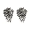 Boucles d'oreilles Stud Rice Perle Hand Woven Hyperbole Bouquet Oreille GroudS Perbe Simplicité Bohême Géométrie madame