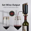 Bar Tools USB charging automatic fast wine aerator electric red wine analyzer vacuum fresh storage for 10 days adjustable wine output analyzer 240426