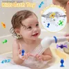 Sand Play Water Fun Soft Building Block Sucking Cup Toy Diy Puzzle Sticky Game Childrens Bath Toy Montessori Sensory Pressure Release Toy Autism Q240426