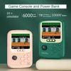 Game Power Bank Retro Handheld Console 3.2 -дюймовый экран 6000mah 10000 игр Cassic Ностальгический аркадный творческий подарок 240419