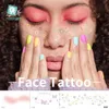 Tatouage Transfert Freckles Face Tatouage mignon Petit coeur Femmes Tatouages Tattoos Face Autocollants Oeil Maling Up Decal Tatoos imperméable pour filles Femme 240426