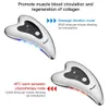 Electirc Face Neck Lifting Machine Slimming GuaSha Massage Vibration Heating USB Rechargeable Skin Rejuvenation Massager 240422