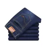 Męskie dżinsy dżinsy biznesowe proste elastyczne luźne fit elastyczne masy misy jeansl2404
