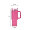 30oz Straw Coffee Insulation Cup With Handle Portable Car Stainless Steel Water Bottle LargeCapacity Travel BPA Free Thermal Mug 240417