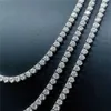 Fijne sieraden D kleur Iced Out Diamond VVS Moissanite Tennis Chain 6,5 mm tennis ketting voor vrouwelijke mannen