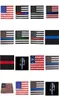 90150cm Blueline USA Police Flags第2改正ヴィンテージアメリカンフラッグポリエステルThin Blue Line USA CYZ2820 SEA 9381348