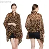 Shawls Leopard Print Women Cotton Linen Balinese Shawl Fashion Scarf Lightweight Comfortable Soft Breathable Minimalist Scarf d240426