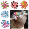 20pcs Baby Curlers Child's Ribbon Hair Bows Flowers Clips Corker Hair Barrettes Korker Ribbon Clats Bobles Bobs Hair Acpes242S