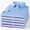Men's Dress Shirts 2024 Summer Casual Stretch Short Sleeve Shirt Regular Fit Formal Business Work Office Check Basic