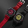 Samuraj Watch Modne i spersonalizowane nocne glow męskie zegarek dla mężczyzn