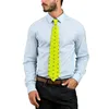 Papite papite tie nordico cravatta cubo giallo geometria cool al collo di moda per uomo cosplay festa di alta qualità cravatta per collana