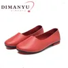 Scarpe casual Dimanyu Women Flats Spring Genuine in pelle vere donne di grandi dimensioni 41 42 43 mocassini non slip 2024