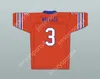 Custom Any Nom Number Mens Youth / Kids Derek Wallace 3 Mud Dogs Home Football Jersey avec Bourbon Bowl Patch Top cousé S-6XL